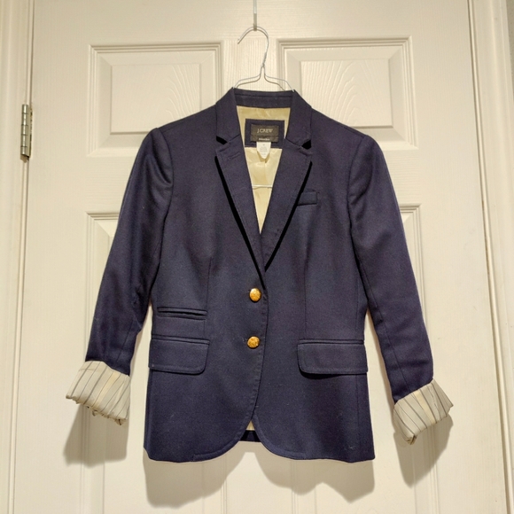J. Crew Jackets & Blazers - Jcrew 00 schoolboy navy blazer